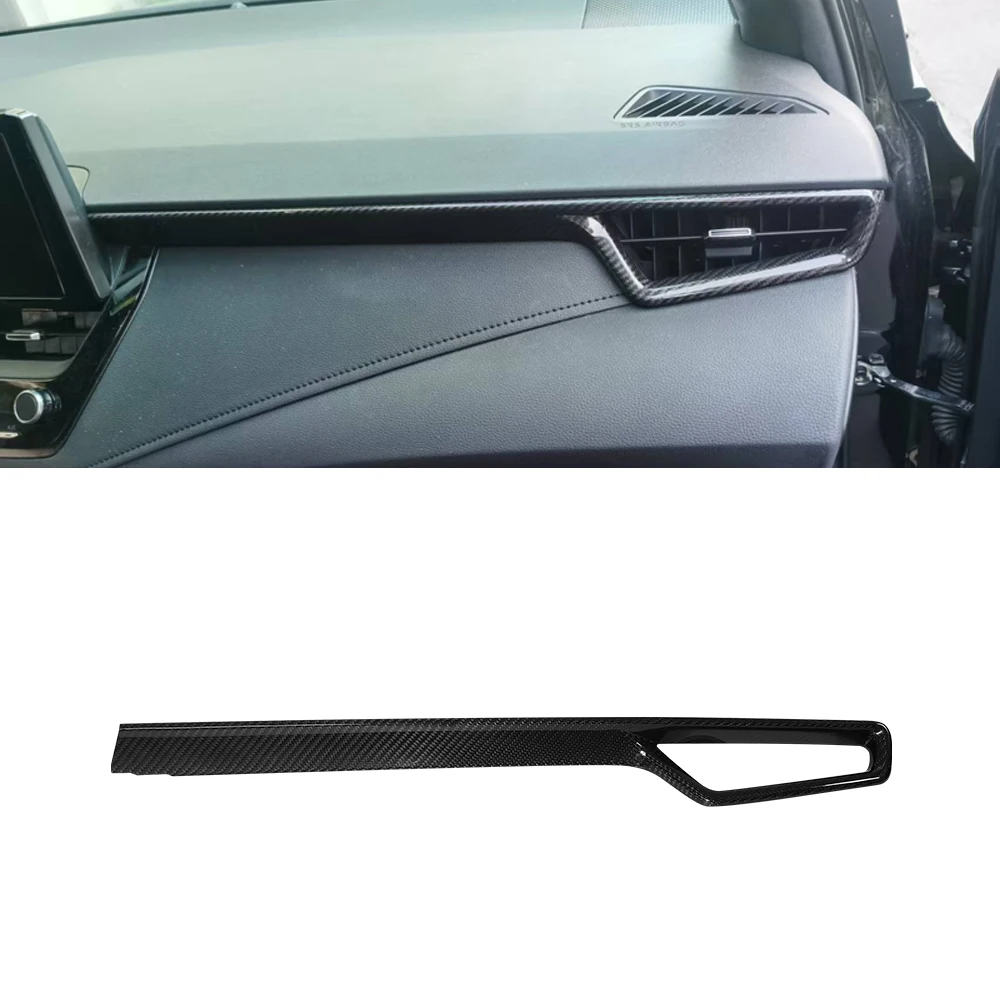 

Для Toyota Corolla GR 2023up настоящая сухая карбоновая внутренняя отделка, крышка вентиляционного отверстия со стороны пассажира