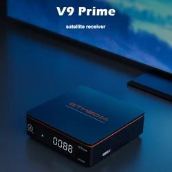 Récepteur satellite GTMEDIA V9 Prime, DVB-S/lt/ S2X VCM/ACM/multi-flux/T2-MI HEVC intégré 2.4G WIFI 1080P revelV9 super