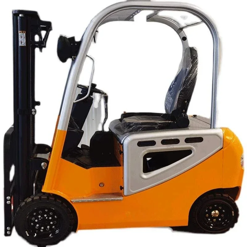 Car Electric Four-Wheel Forklift 1 Ton 2 Ton Forklift Lifting and Handling Equipment High Power Dual Motor Full Electric