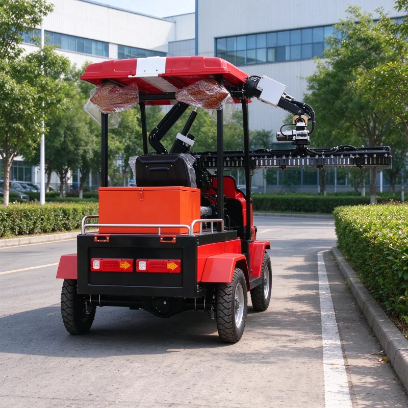 Heavy Duty Extendable Hedge Trimmer Equipped with Extension Pole and Harness for Tall Hedges & Roadside Shrub Trimming