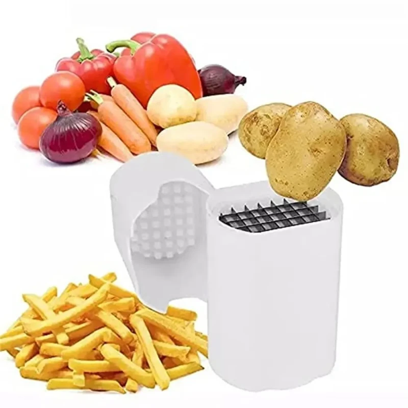 

Dicing Magic Tool, Multi-functional Vegetable Cutter, Carrot and Ham Dicing Tool Household Cucumber and Potato Press Type Slicer