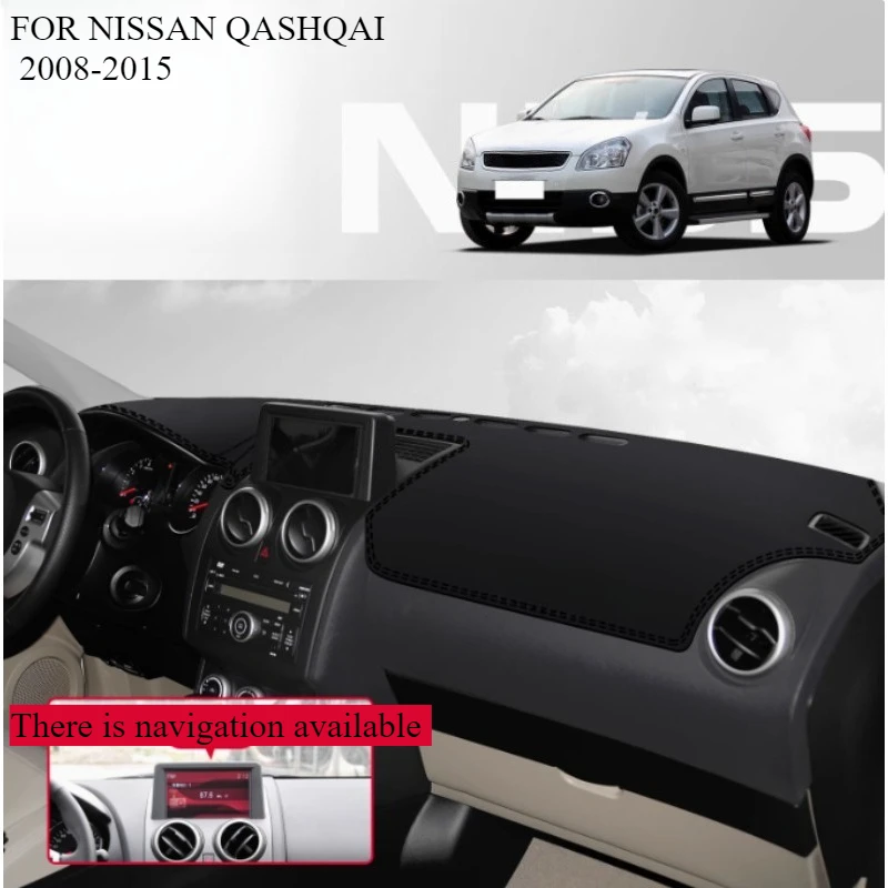 

FOR NISSAN QASHQAI 2008-2015 Car Dash Mat Dashmat Dashboard Mat Cover Sun Shade Dash Board Cover Carpet Accessories