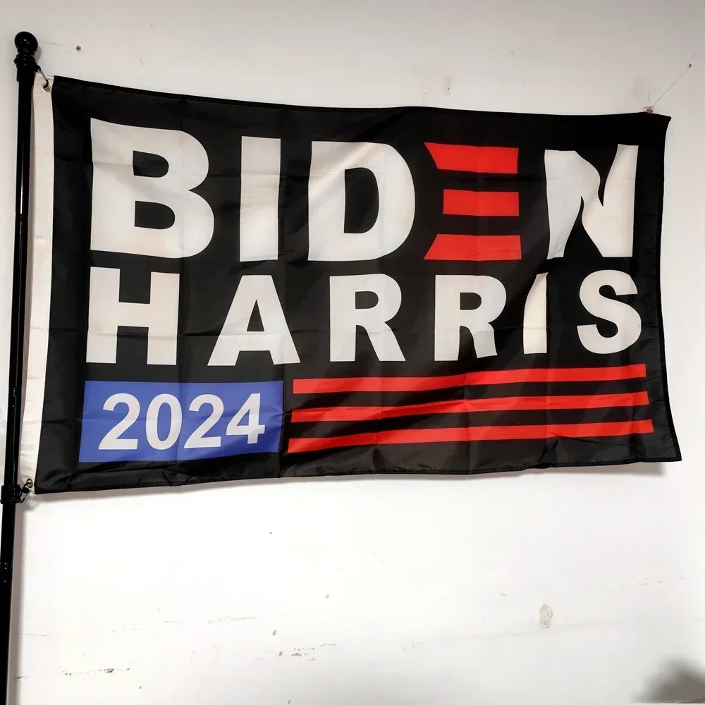 

Biden Harris 2024 USA President Flag 90x150cm - Durable Polyester Outdoor Banner for Election Support Rallies Garden Decor