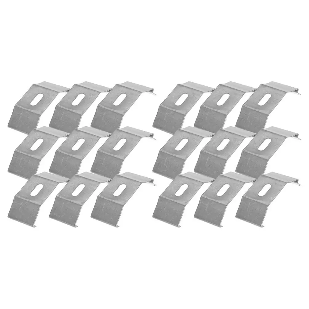 20Pcs Heavy Duty Blind Brackets Iron Mounting Clips for Vertical Roman Pleated Blinds Secure Window Shade Hardware