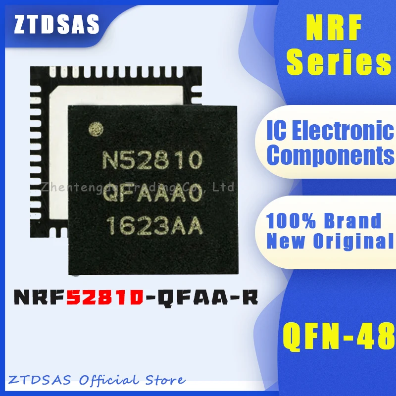 1-100pcs New NRF52810-QFAA-R NRF52810-QFAA NRF52810 NRF IC Chip QFN