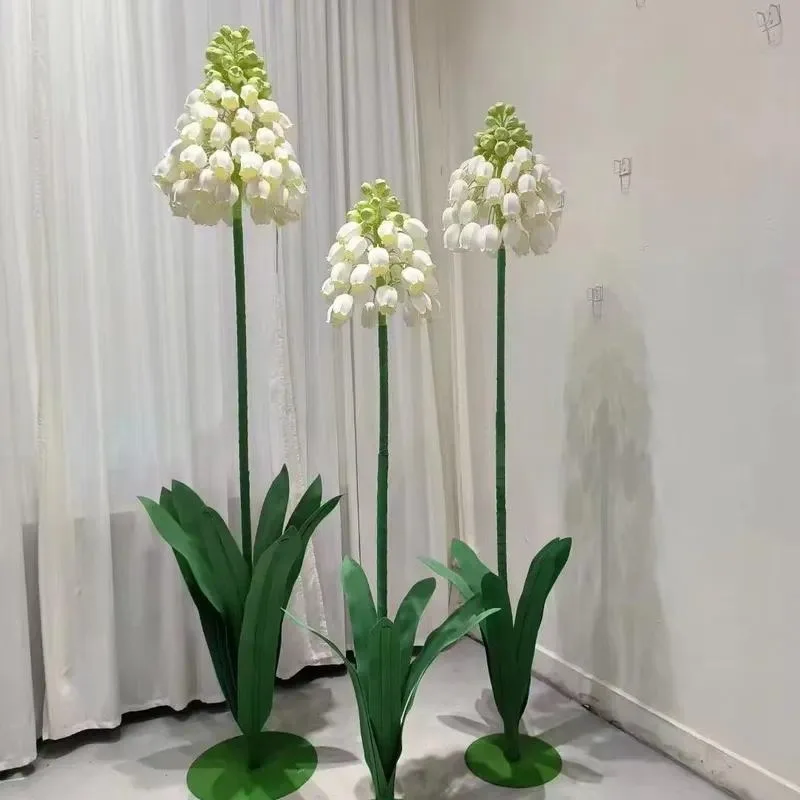Newly Designed Large Paper Giant Flowers Handmade Rainbow Wedding Props Mall Window Display Decoration