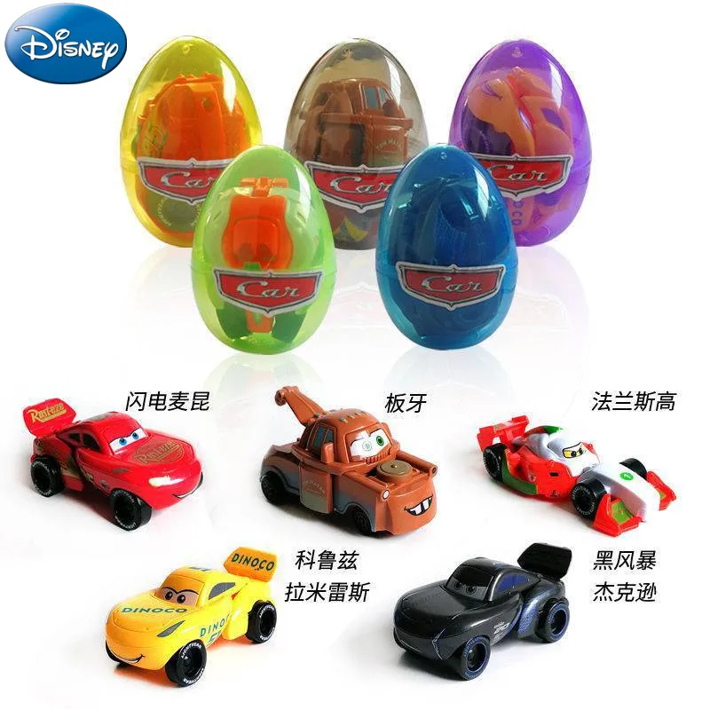 Disney Cars transforming car Toy lightning mcqueen die car racing story egg transforming Car Kids toy Birthday Christmas Gift