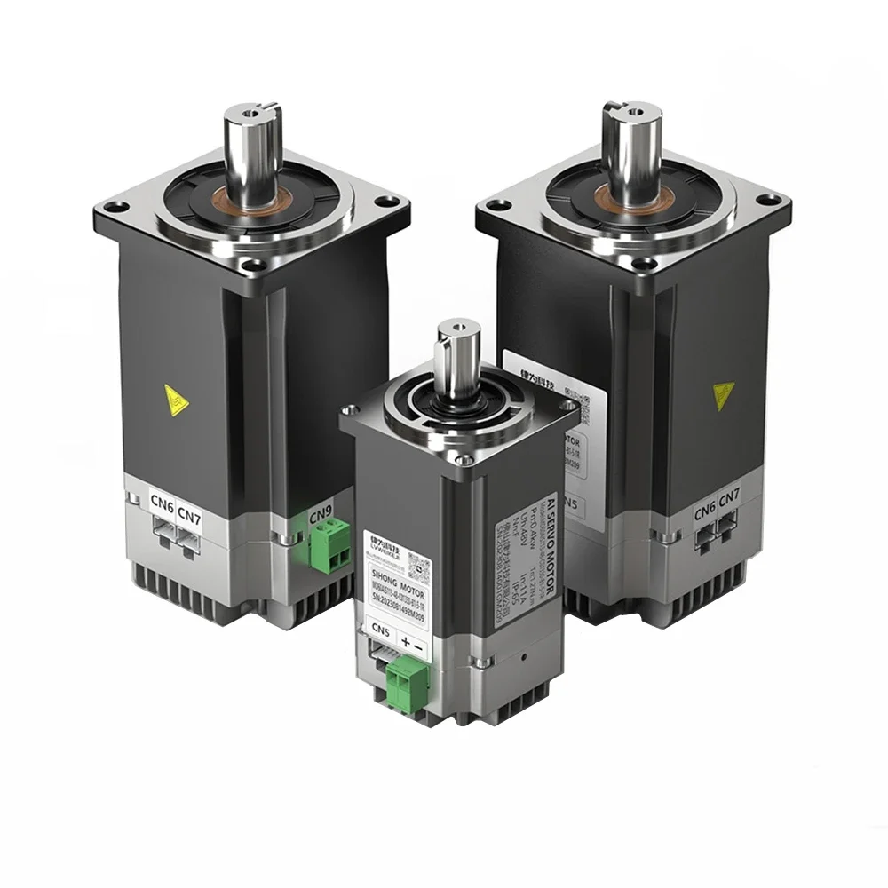 Imagem -02 - Servo Motor de Baixa Tensão 40 mm 57 mm 60 mm 80 mm Flange 17bit Codificador Entrada de Pulso Rs485 3000rpm 24v 48v 200w 400w 750w dc