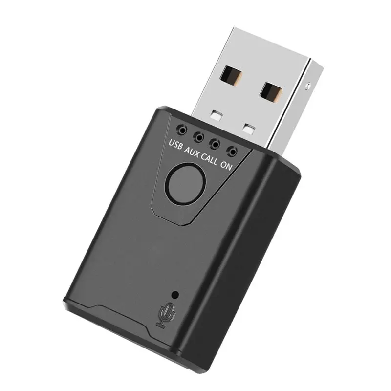 USB+ AUX For Bluetooth 6.0 Adapter Music Audio Receiver Transmitter For Bluetooth Speaker Keyboard Mouse Headphone