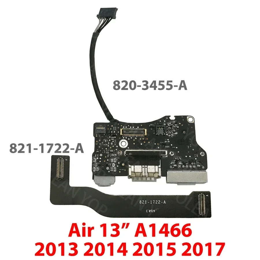 Original i/o USB Audio DC Jack Board and Flex Cable For MacBook