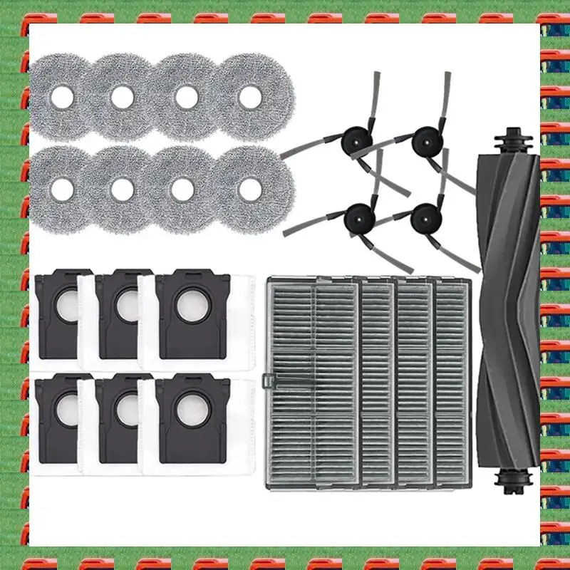 

ABMO For Dreame X40 Ultra/ X40pro Accessories Roller Brush Side Brush Filter Mop Pads Rags Dust Bag Robot Vacuum Spare Parts