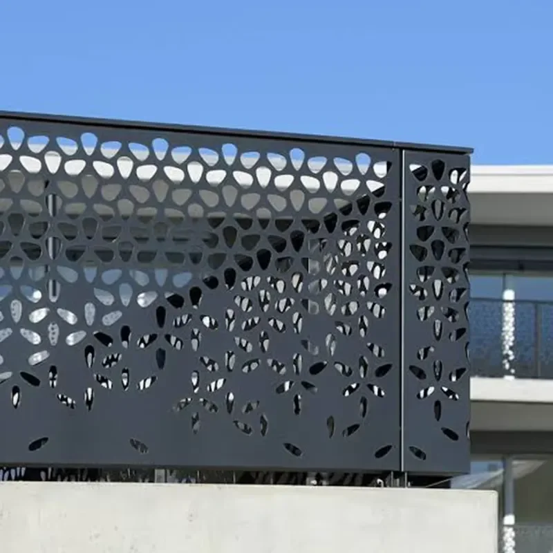 Modular Popular Cutting Railing Outdoor Durable Railing Unique Design Custom Patterns Guardrail