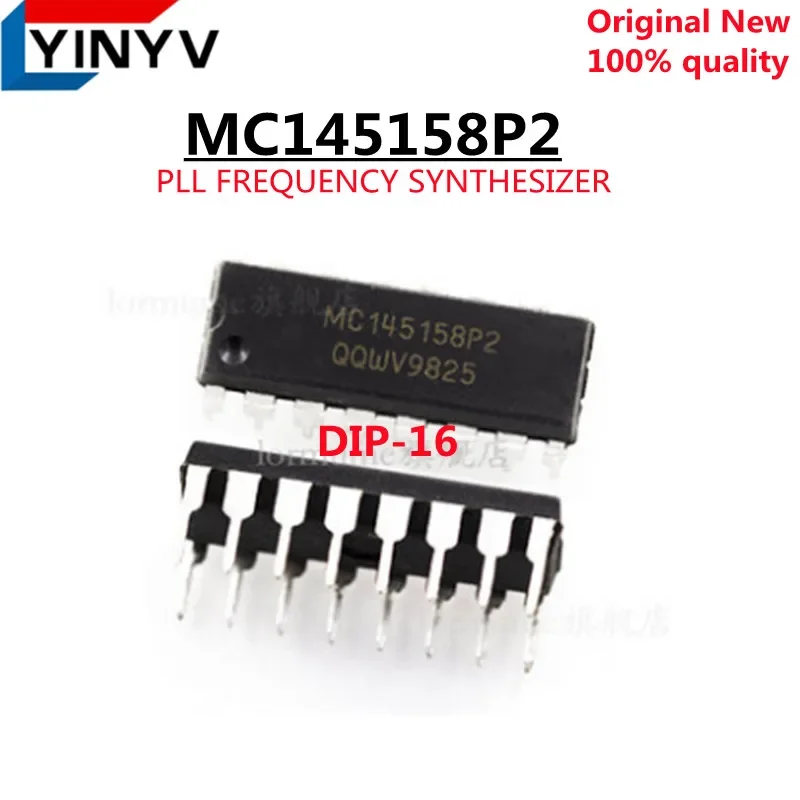 5PCS MC145152P2 MC145151P2 MC145155P2 MC145156P2MC145157P2 MC145158P2 PLL FREQUENCY SYNTHESIZER  Original New 100% quality