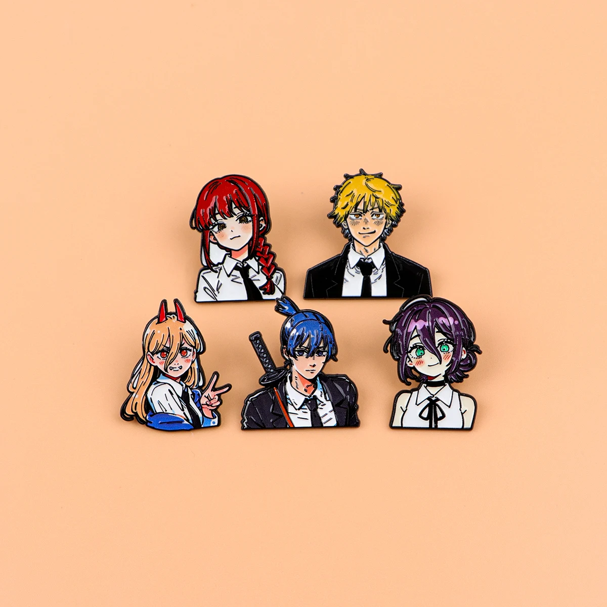 5pcs Cool Enamel Pin Set Carto - Men'S Fashion Videos 评论和价格