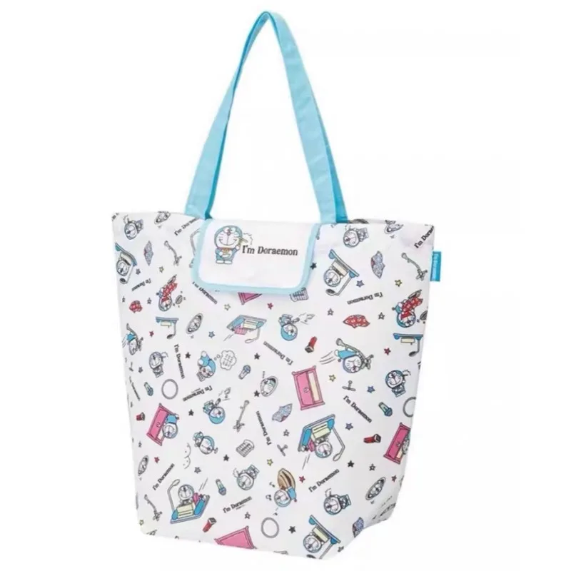 

Doraemon Bags for Women Large Capacity Foldable Lightweight Shopping Bag Doraemon Purses and Handbags Handheld Storage Cases
