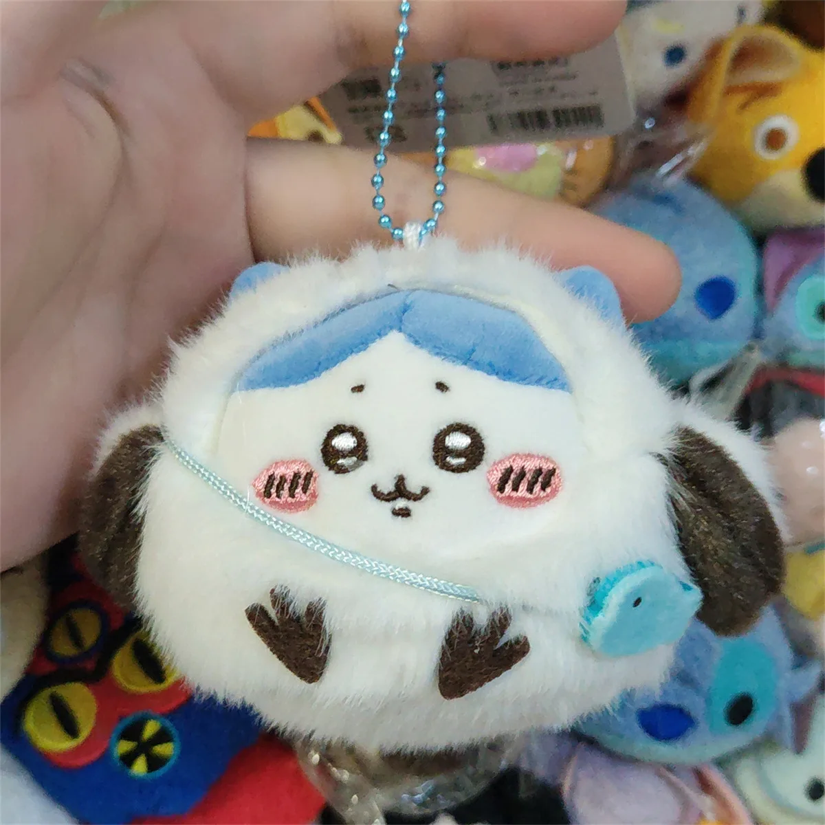 Chiikawa Fat Tit Hokkaido Chick Plush Pendant, Usagi Hachi Cute Stuffed Doll Bag Charm Decor Gift for Anime Lovers