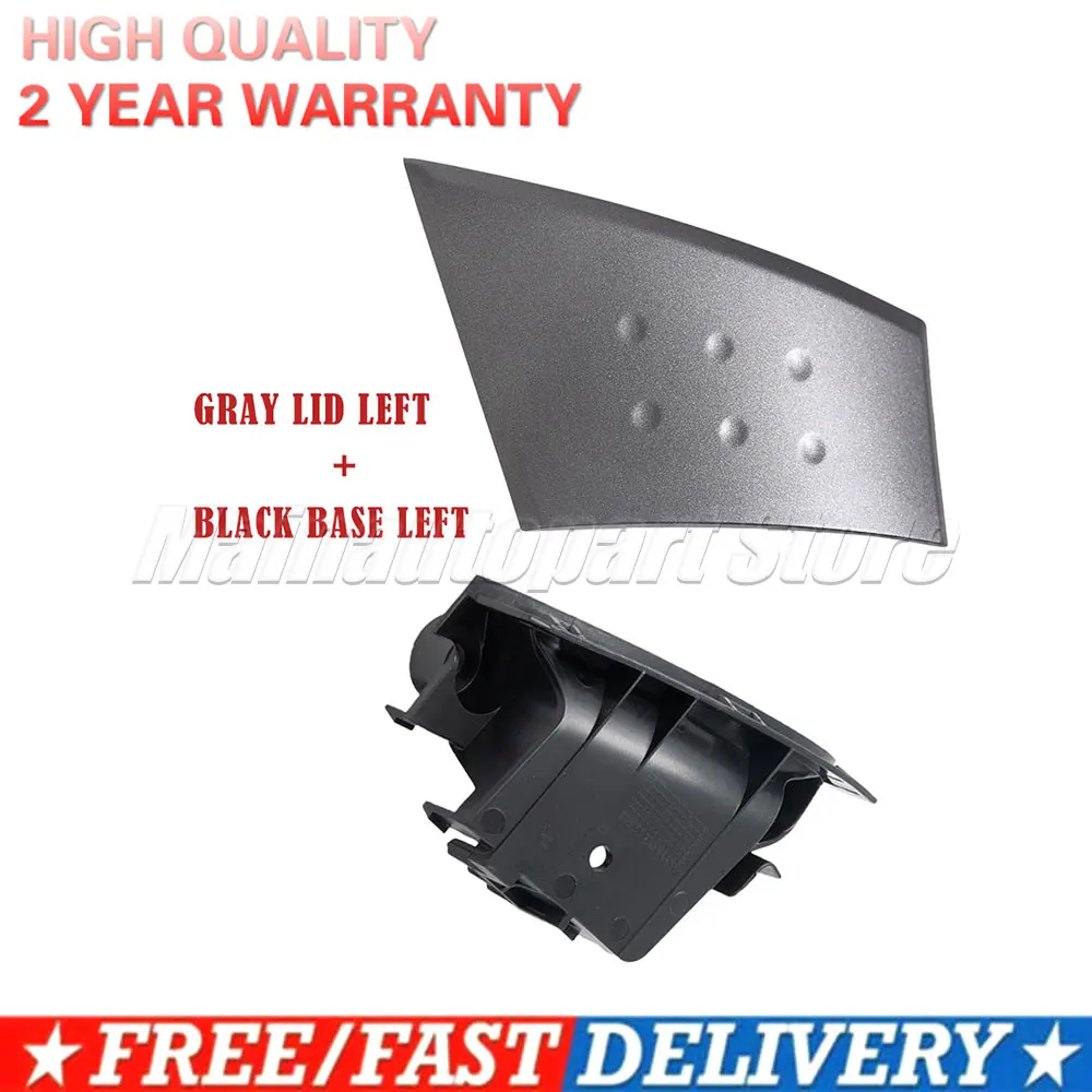 

Gray Inner Handle Cover Door Buckle Hand Cover Door Armrest Base Black For Peugeot 107 Toyota Aygo Citroen C1 2005-2009 Car