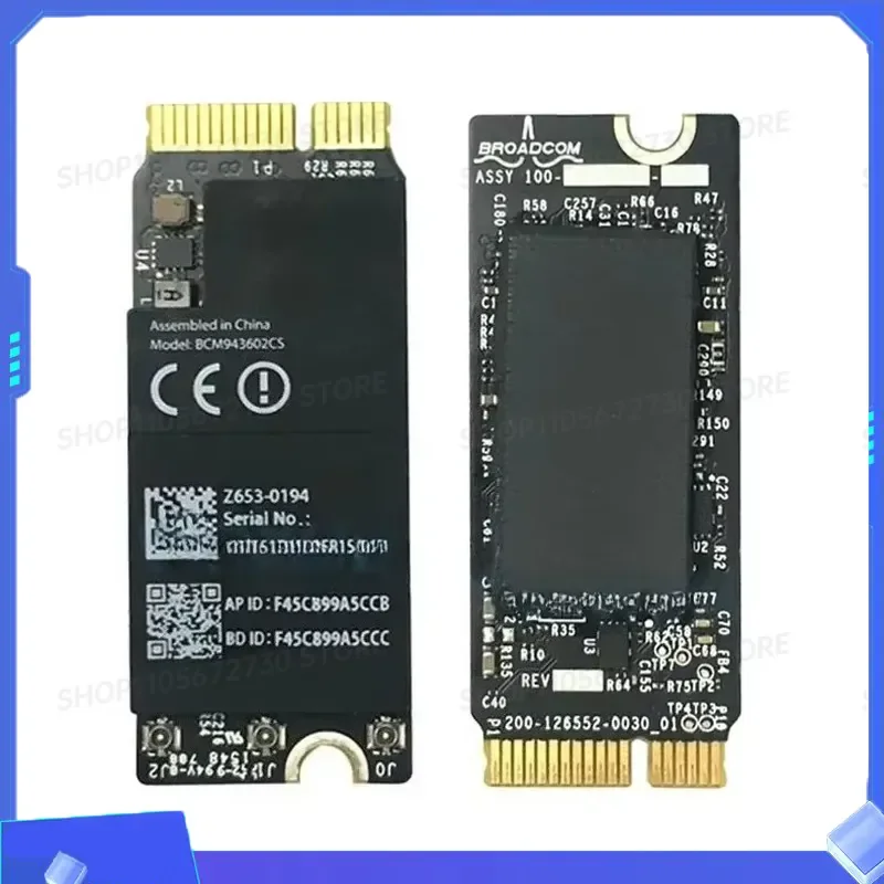 for Broadcom Bcm943602Cs Wireless Network Card 802.11ac WiFi Bluetooth 4.0 Spare Part 653-0194 Compatible with A1425 A1502