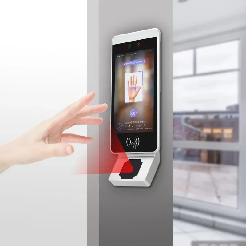 Rk3288/Rk3399 Smart Door Lock Facial Palm Recognition Home Rotating Gate/Barrier