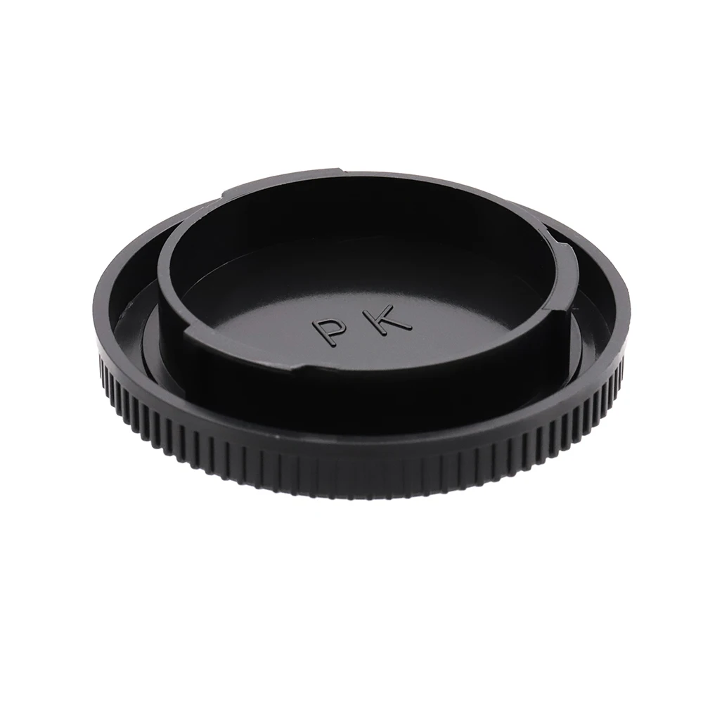 Für Pentax PK K-Mount Objektiv Hintere Kappe oder Kamera Körper Kappe oder Kappe Set Kunststoff Schwarz Objektiv Kappe Abdeckung Deckel für Pentax