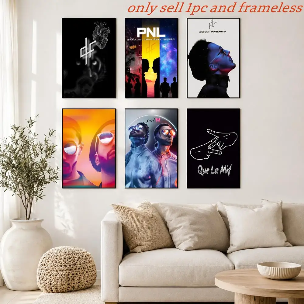Rock Music Singer P-PNL Poster Aesthetic Painting Wall Art Poster Home Bedroom Living Room Decor