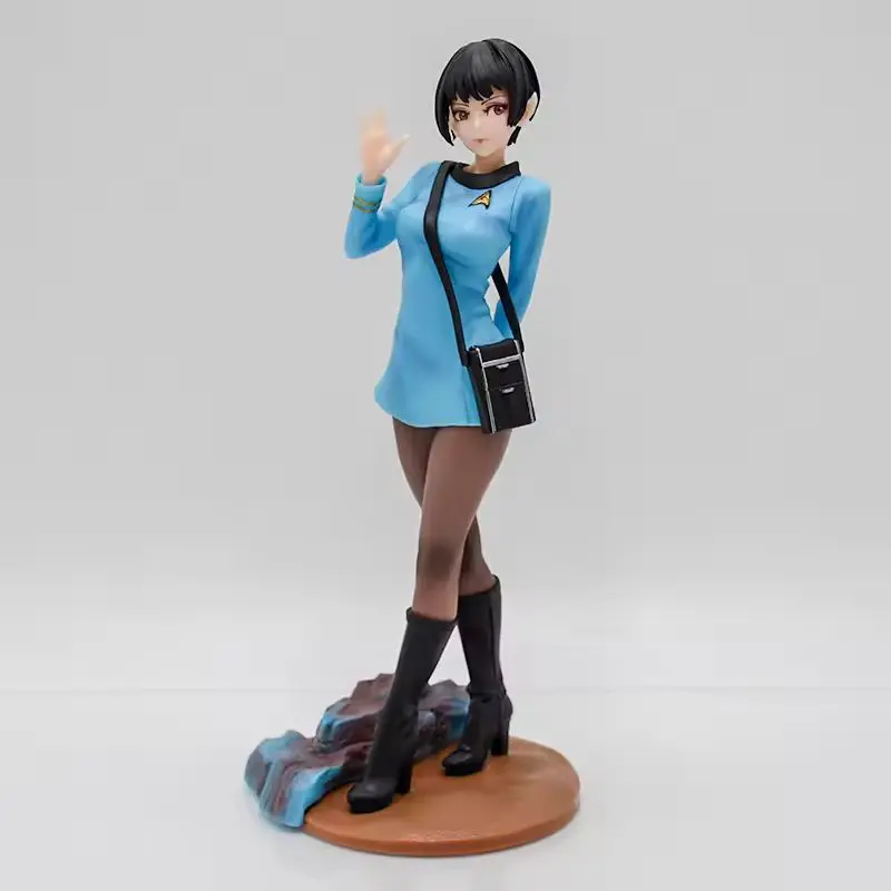 New 20cm Star Trek Bishoujo Vulcan Science Officer Anime Girl Figure Command/Medical Officer Action Figure Collection Model Doll