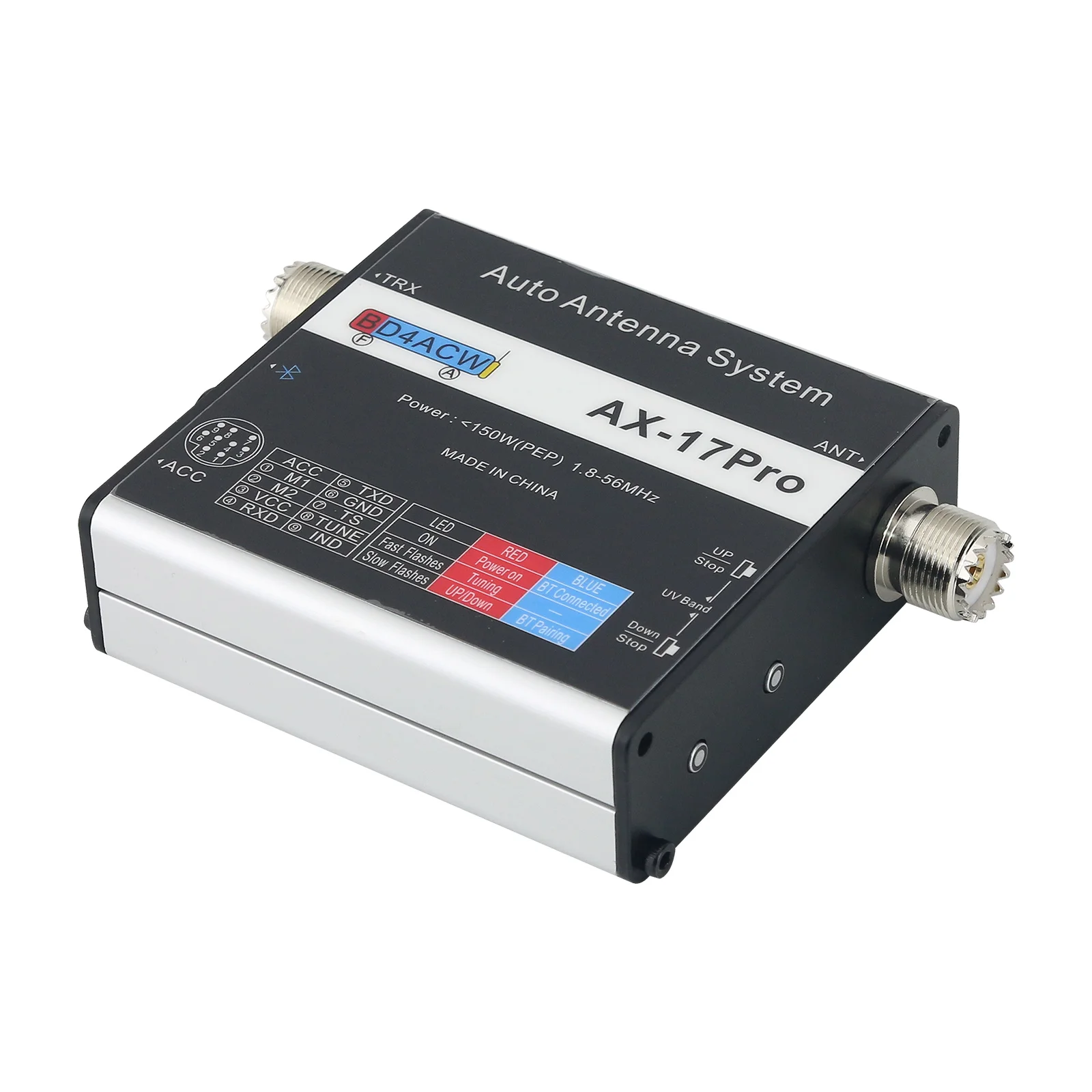 ATAS-120A M-120A M-130A 및 Tarhell Little II용 HamGeek AX-17 Pro 자동 스크루드라이버 안테나 컨트롤러