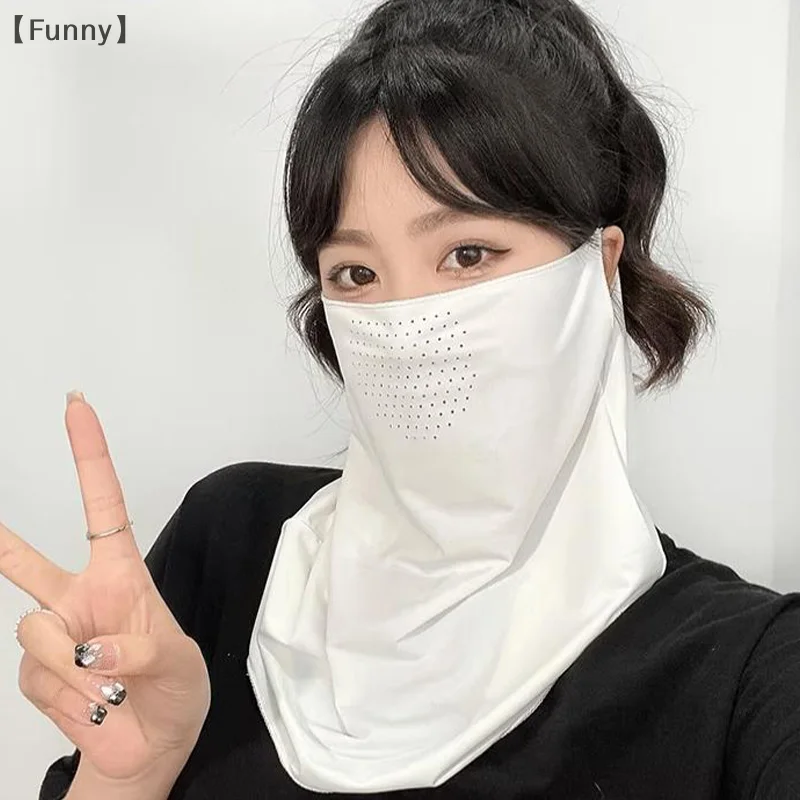 

〔Funny〕Summer Sunscreen Mask Neck UV Protection Face Cover Sunscreen Face Outdoor Comfortable Cycling Sun Protection Hats