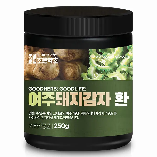 국산 여주 돼지감자환 250g