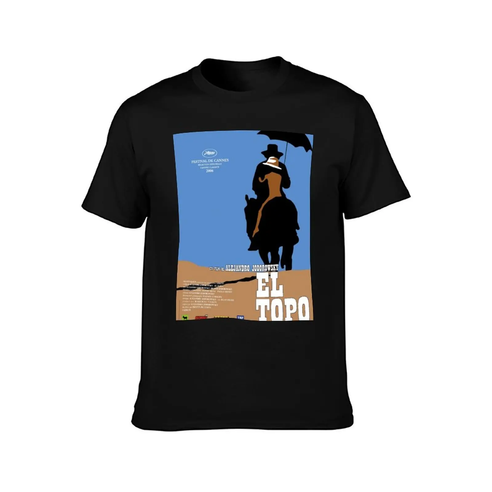 El Topo (1970) Alejandro Jodorowsky T-Shirt graphic shirts rapper graphic tees Anime t-shirt t shirts for men
