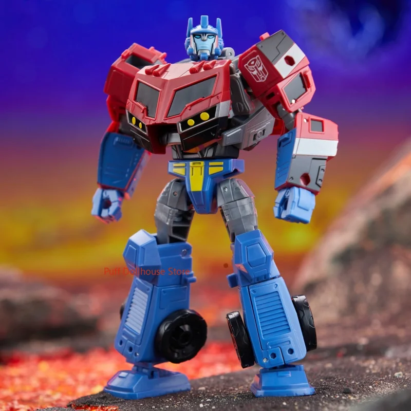 In stock Original Transformers V Class Animated Universe Optimus Prime Anime Character Action Figure Model Toy Gift Collection