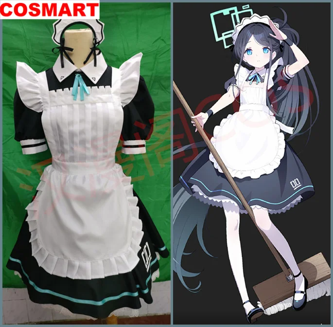 

COSMART Blue Archive Alice Maid Outfit Dress Cosplay Costume Cos Game Anime Party Uniform Hallowen Play Role Clothes Clothing