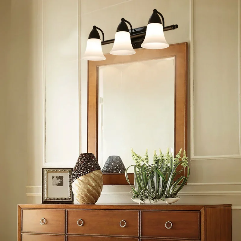 Dressing Retro Simple Bathroom Wall Lamp Table Wall Lamp Mirror Front Lamp Nordic Mirror Front Lamp