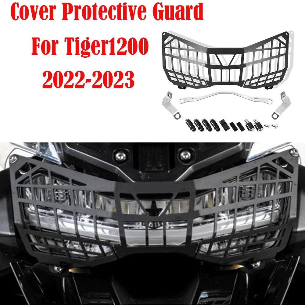 

Motorcycle Headlight Protector Light Cover Protective Guard For Tiger1200 Tiger 1200 GT Pro Explorer Rally Explorer 2022-2023