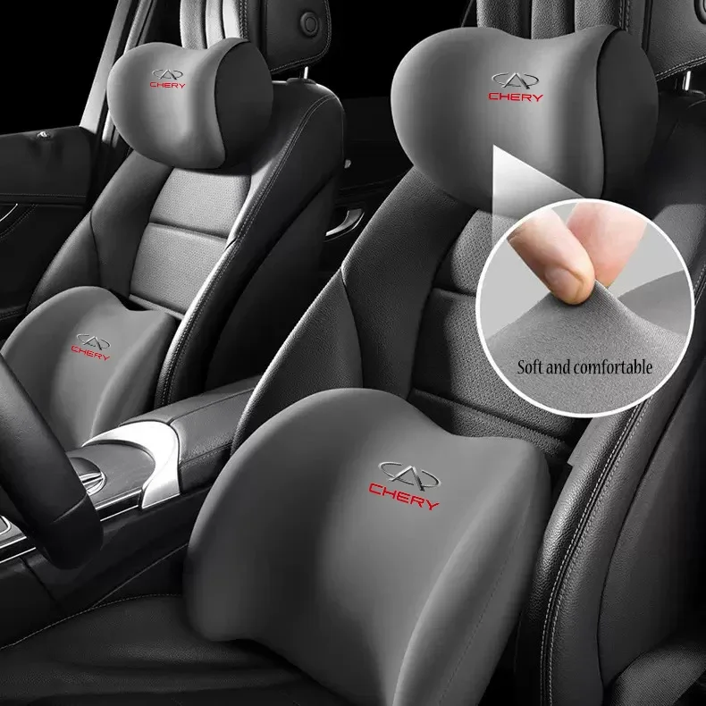 Memory Foam Car Neck Pillow Protective for Chery Tiggo 2 3 4 5 6 7 8 3X 5X Pro T11 5X Glx 7 Lumbar Back Support Lumbar pillow