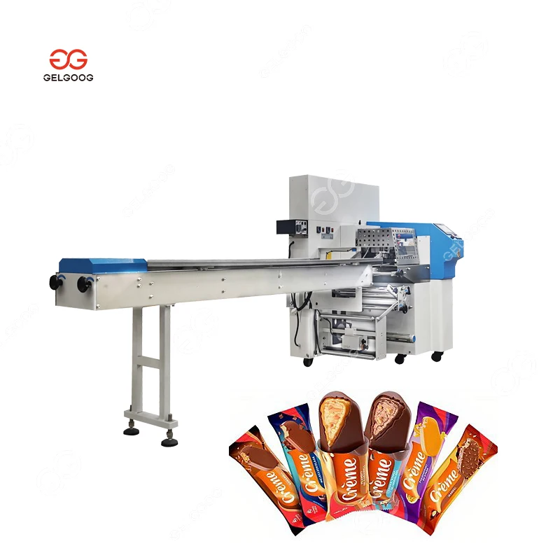 Horizontal High Speed Automatic Side Seal Flow Bag Ice Cream Stick Packing Machine