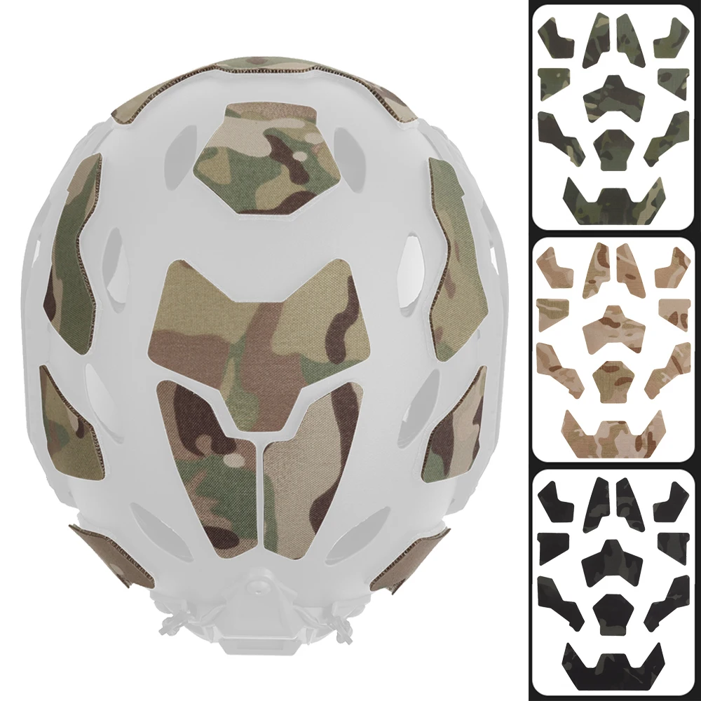 

Tactical Helmet Accessories Camo Magic Sticker For Hunting Airsoft Fast Helmet Mount 11PCS Set