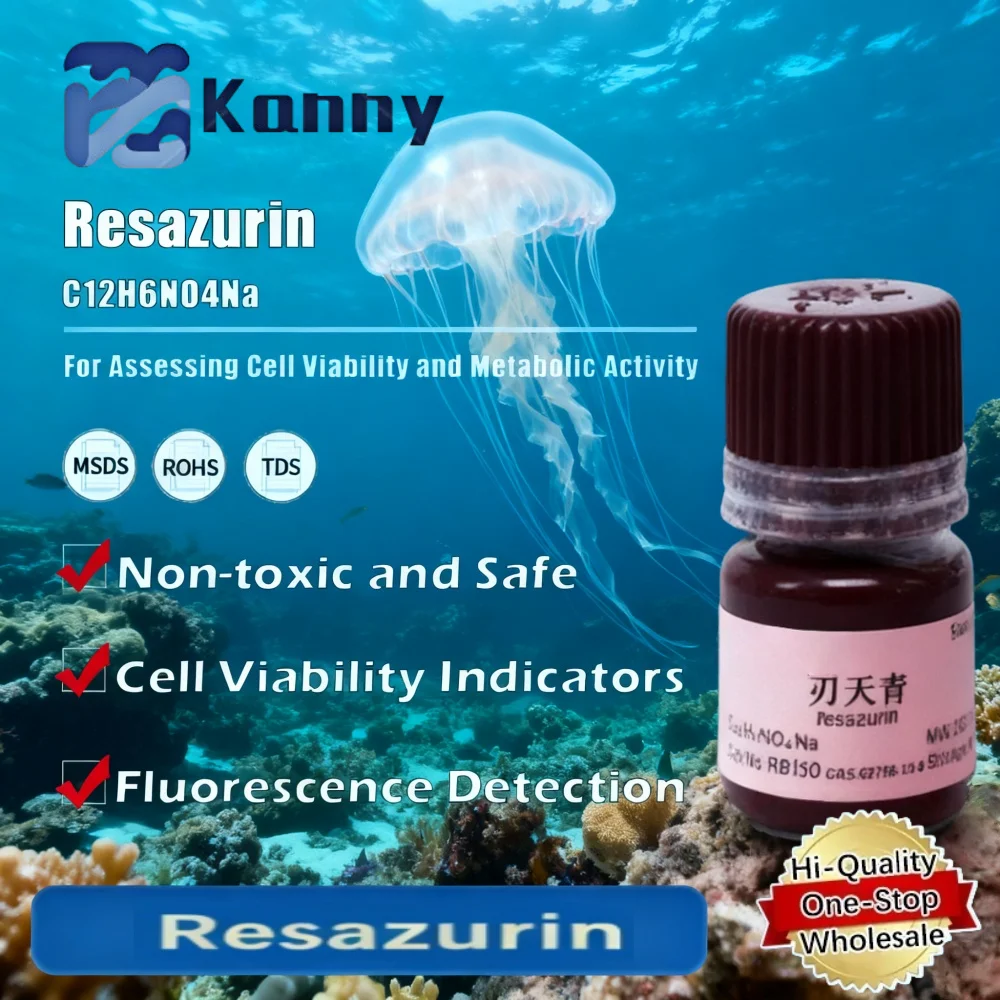 Resazurin for Cellular Metabolism and Viability Assays in Laboratory Research Applications Original Product