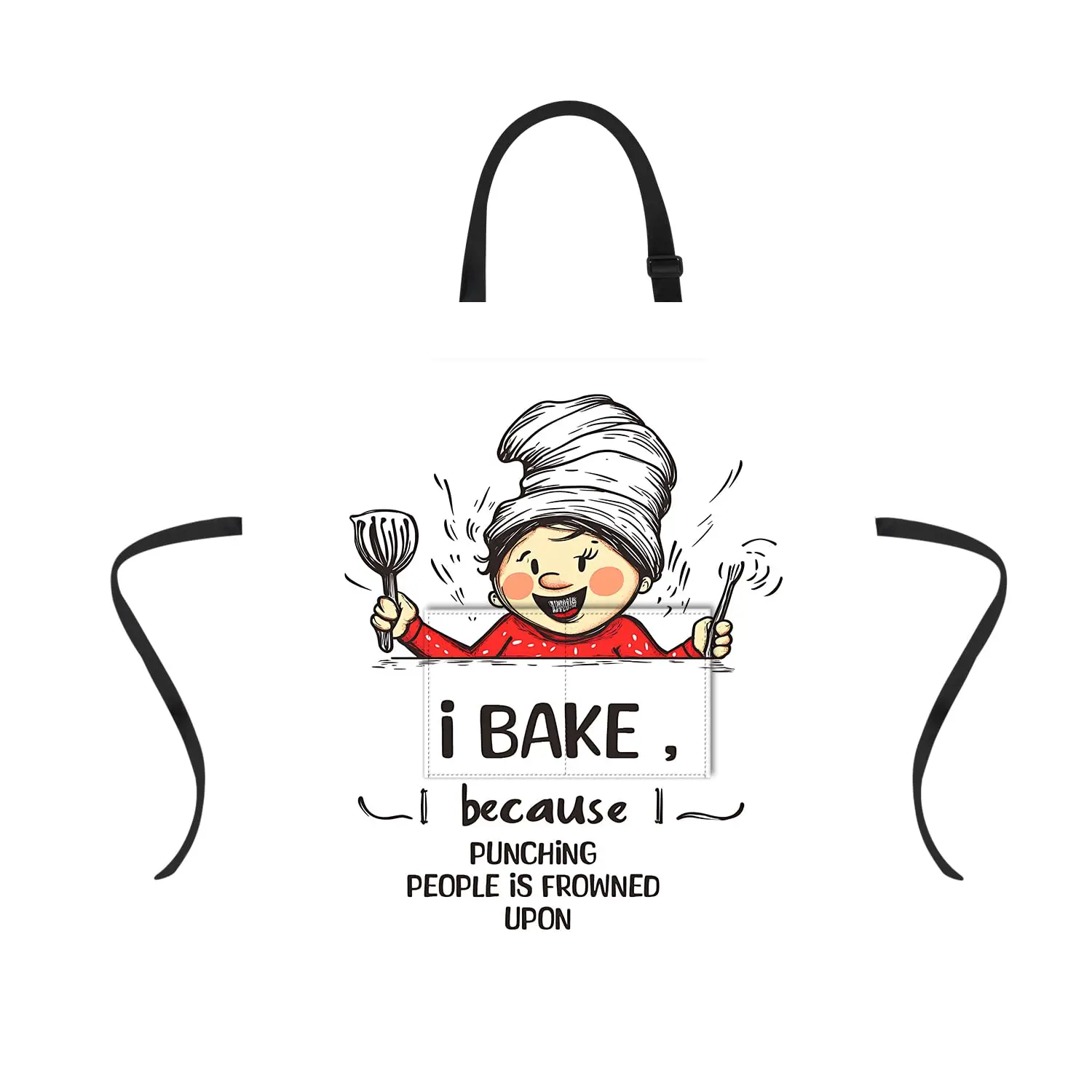 

Funny Apron Cat for Women Men with Pockets, Adjustable Kitchen Chef Aprons for Cooking Cute Apron