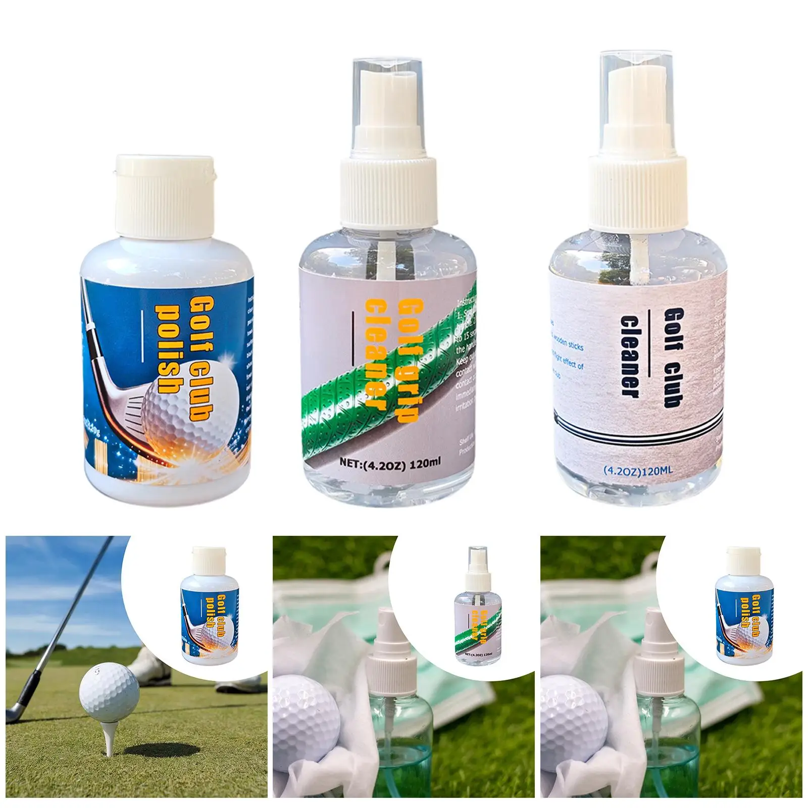 

Очиститель сцепления для гольф-клуба, средство для удаления ржавчины, предметы для ремонта царапин, чистка мяча для оборудования для тренировок по гольфу