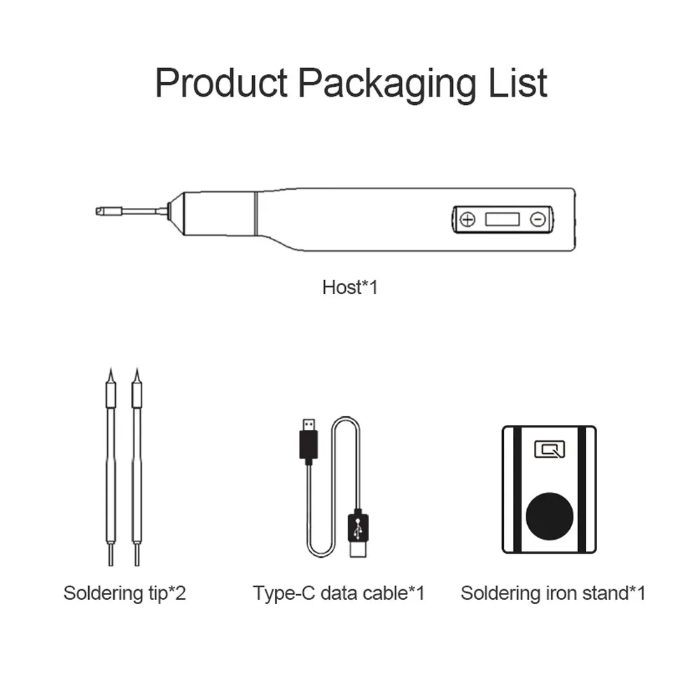 QUICK TS1 Professional Electric Soldering Iron Precision Smart Portable 100-420℃ OLCD Display  Integrated Repair Tool