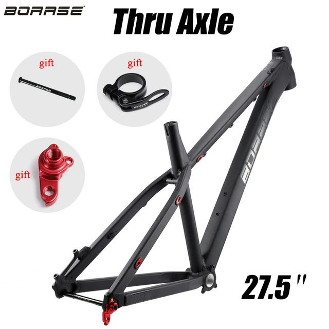 BOARSE MTB Frame Thru Axle AM MTB Mountain Bike Frame 27.5 Inch Aluminium Alloy Height 160 188cm include thru axle lever AliExpress