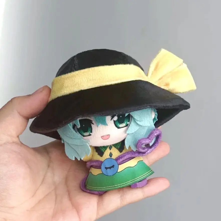 

2026 New Touhou Project Komeiji Koishi Cosplay 10cm Plush Doll Izayoi Sakuya Hakurei Reimu Plush Pendant Toy Birthday Xmas Gifts