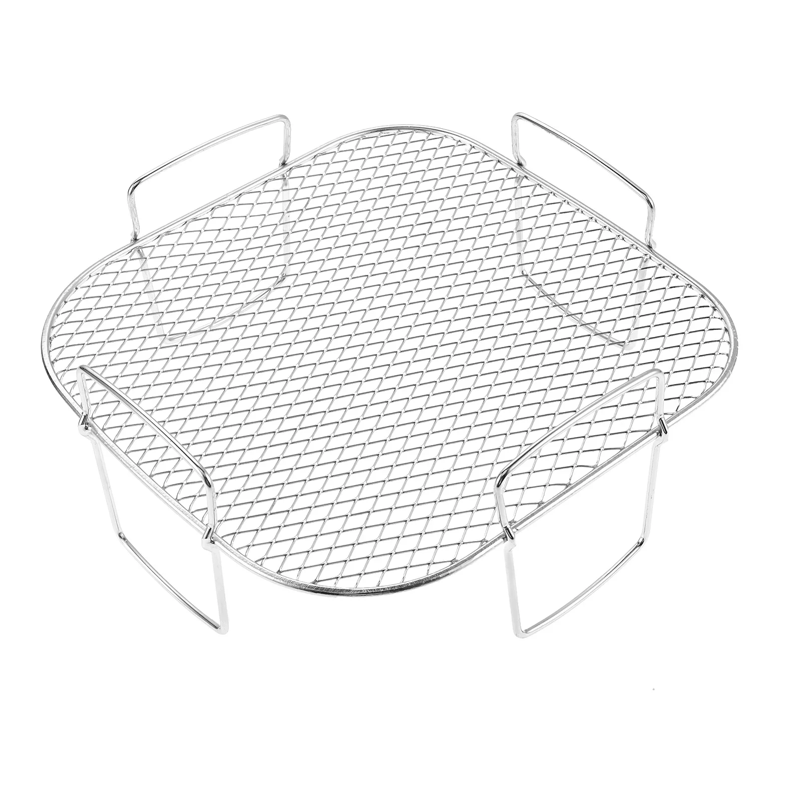 Air Fryer Basket for Oven Cooking Baking Steel Grill Non-stick Mesh Basket Set Air Fryer Tray Wire Rack Roasting Baskets