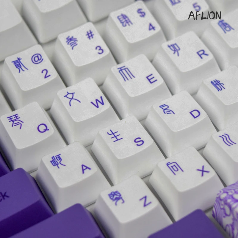 Aflion Mechanical Keyboard Theme of the Prosperity of the Tang Dynasty 108key DIY Gaming Anime Pbt Keycap Custom OEM Profile