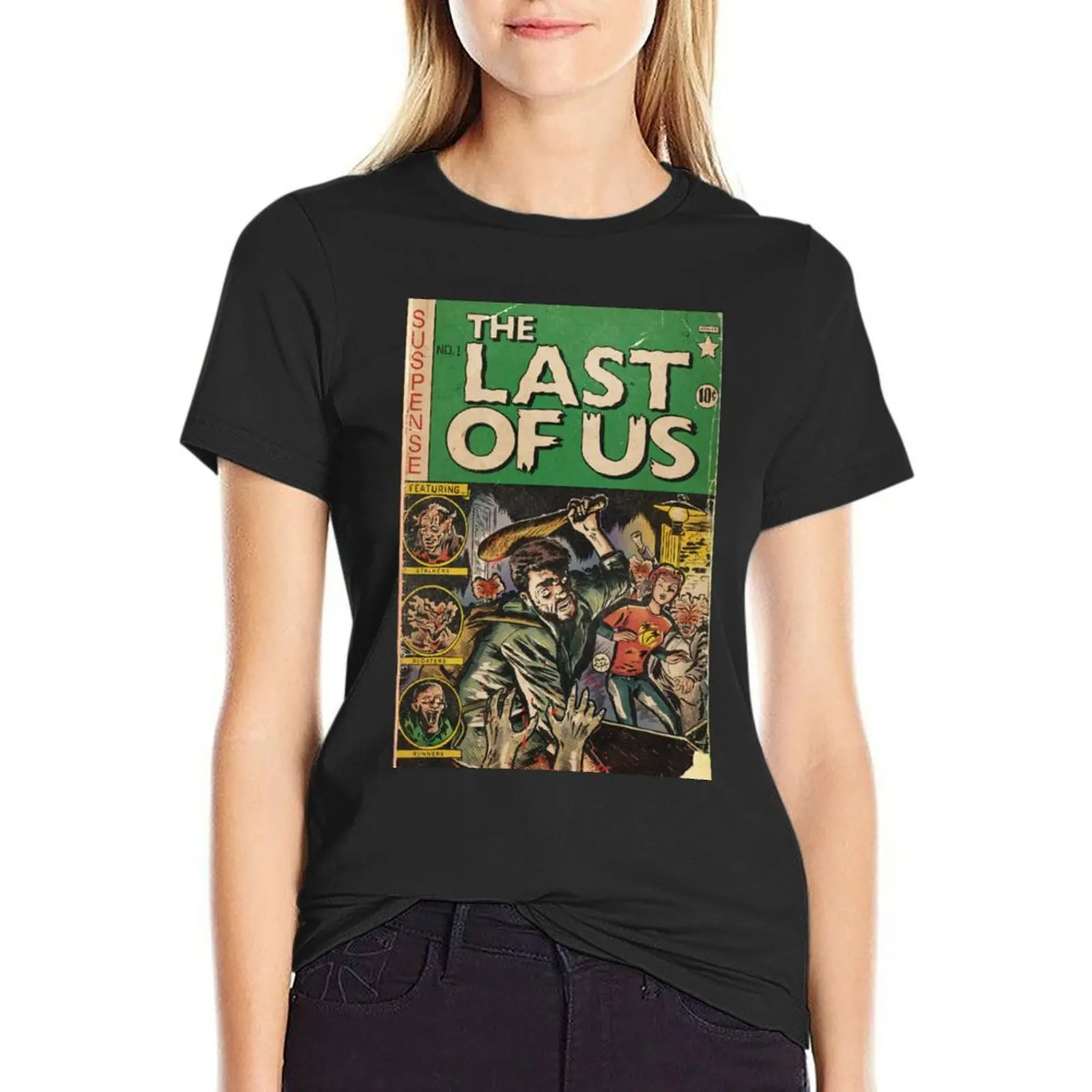 The Last of Us Comic Cover fan art T-Shirt summer tops quick-drying T-shirt Women