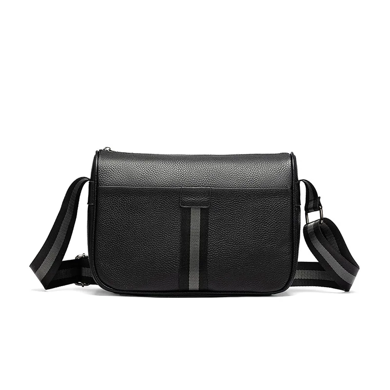 

New Luxury Casual Men's Handbags 100% Cow Genuine Leather Male Shoulder Bag Real Natural Leather Crossbody Bag Messenger Bags