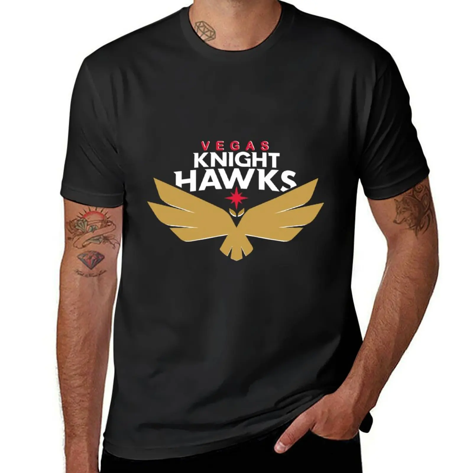 Vegas Knight Hawks Icons Football T-Shirt korean fashion customs design your own sublime fruit of the loom mens t shirts