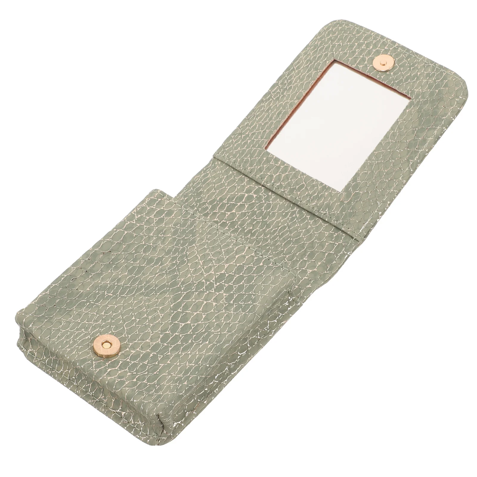 

Small Lipstick Case Pouch Durable Makeup Bag Lipstick Holder Mirror Portable Mini Bag for Travel Party