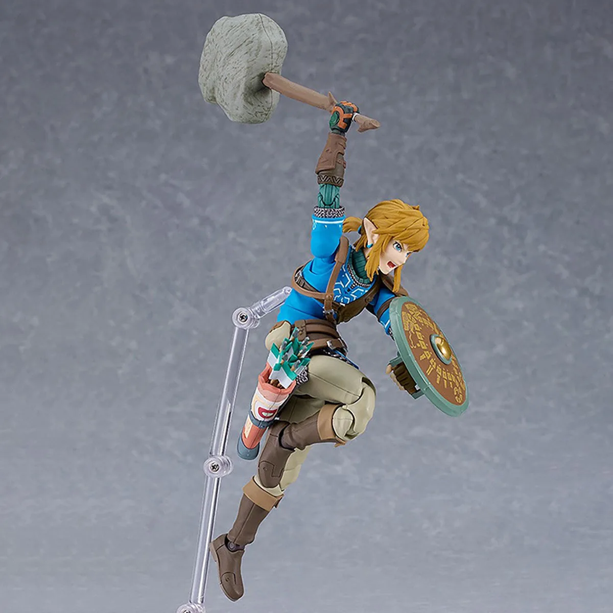 Figma della Good Smile Company originale al 100% ( # 626-DX) Zelda No Densetsu: Lacrime del Regno Link Lacrime del Regno Ver.